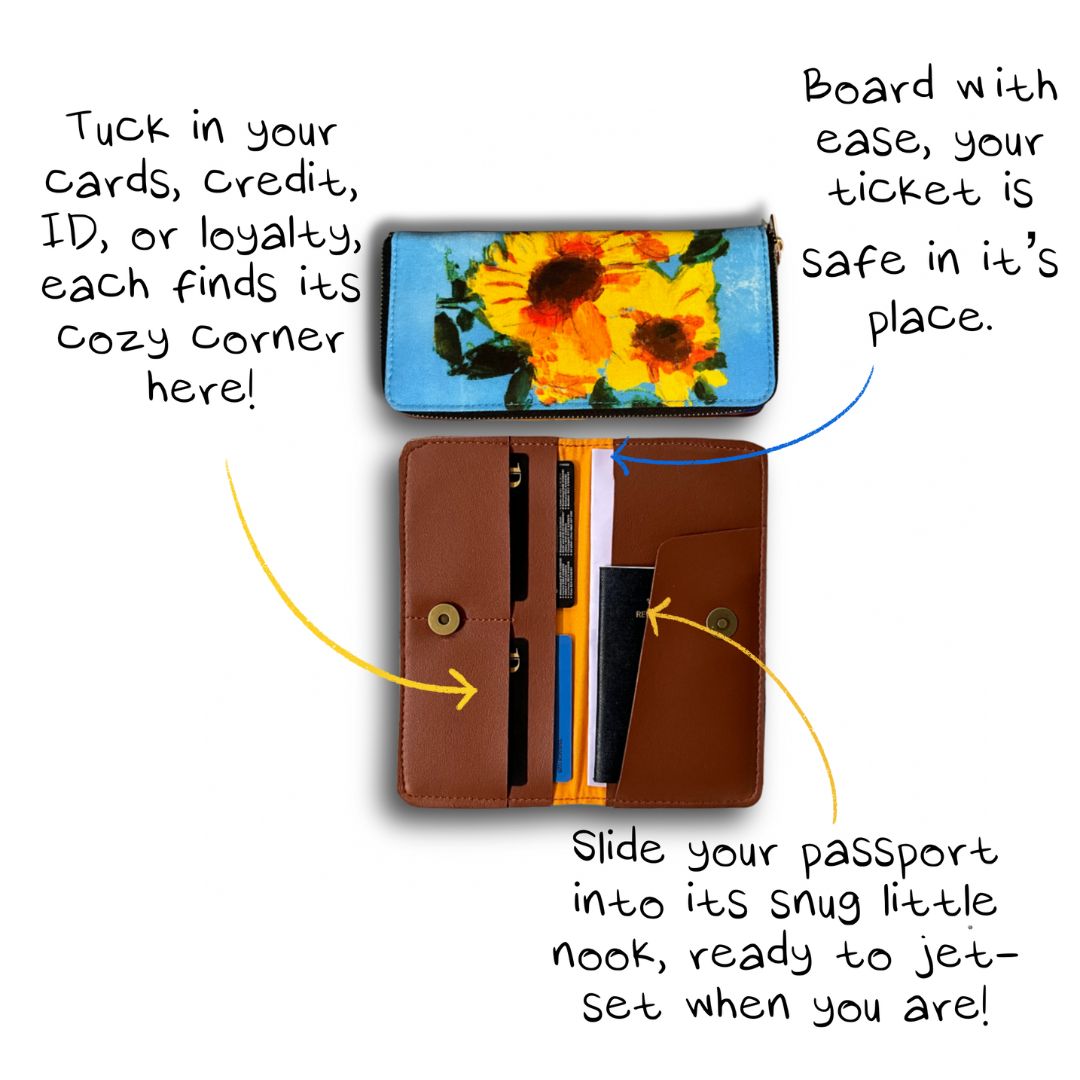 Sunflower Travel Organizer