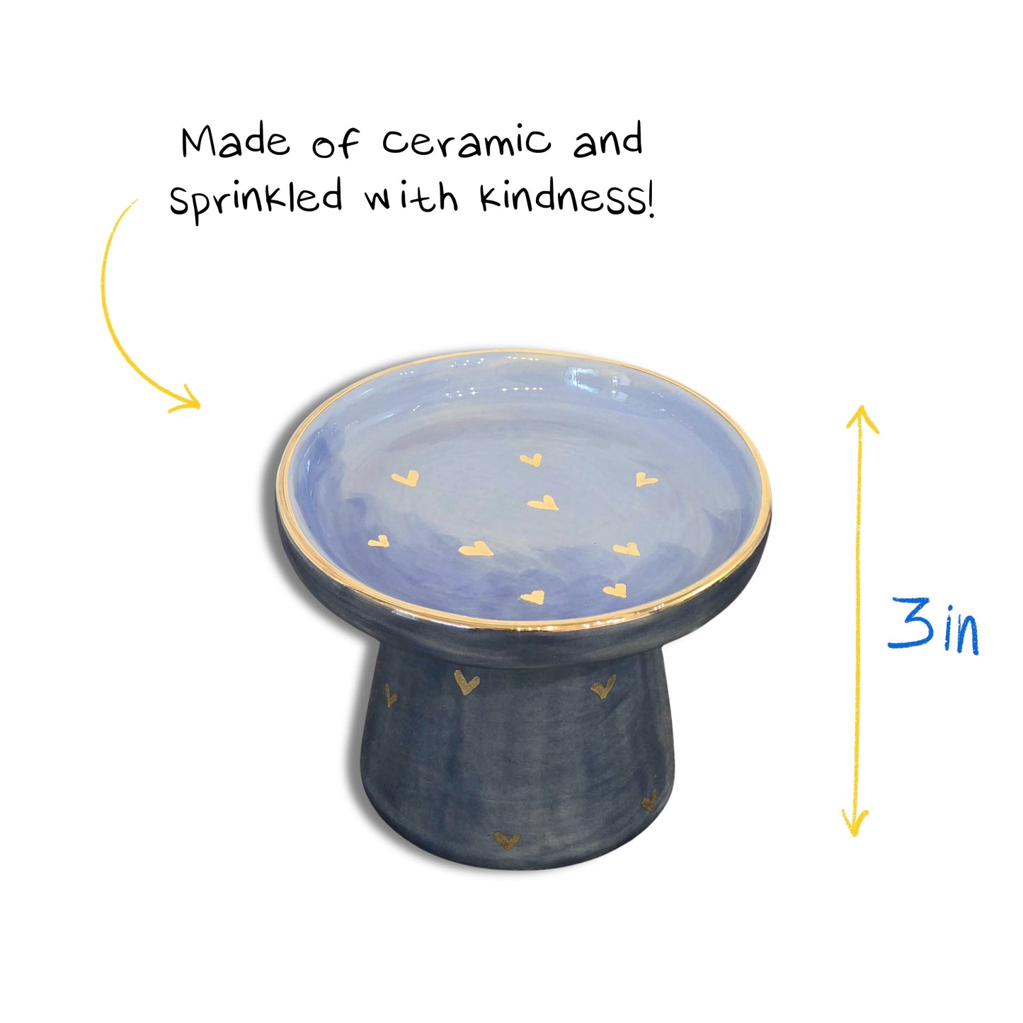 Moon Hearts - Ceramic Stand