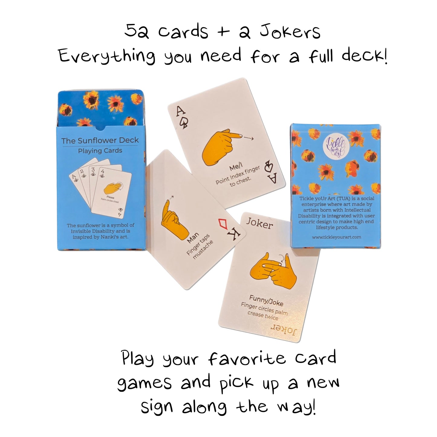 The Sunflower Deck - Playing Cards