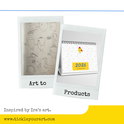 To-Dos and Love Yous - Desk Calendar + Sticker Sheet