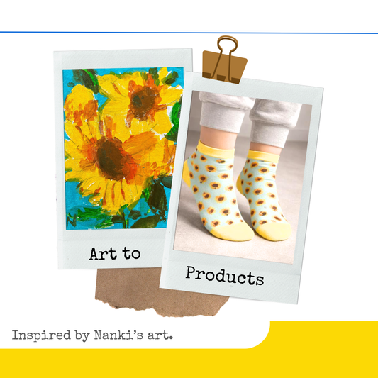 Socks - Sunflower, Unisex, Ankle high