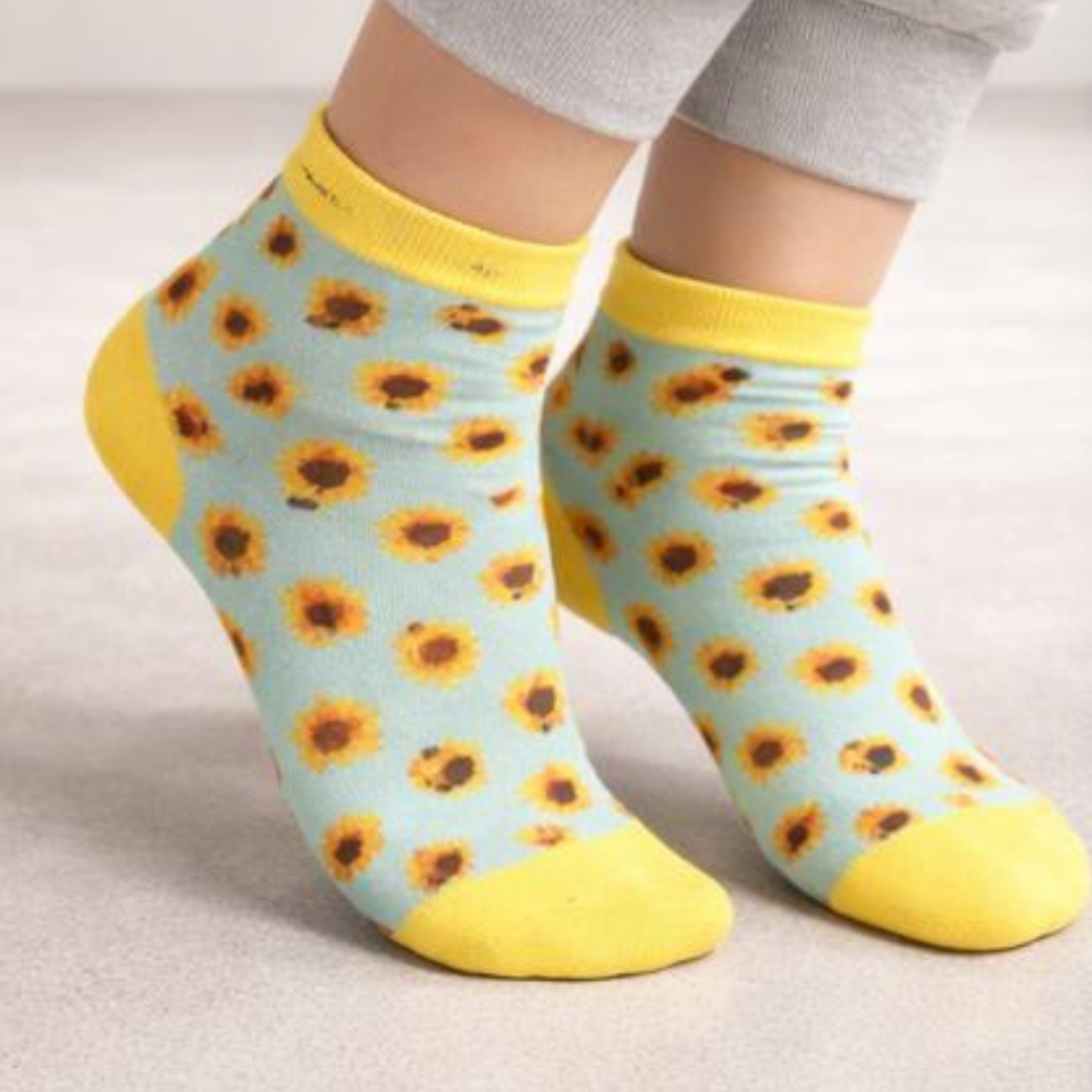 Socks - Sunflower, Unisex, Ankle high