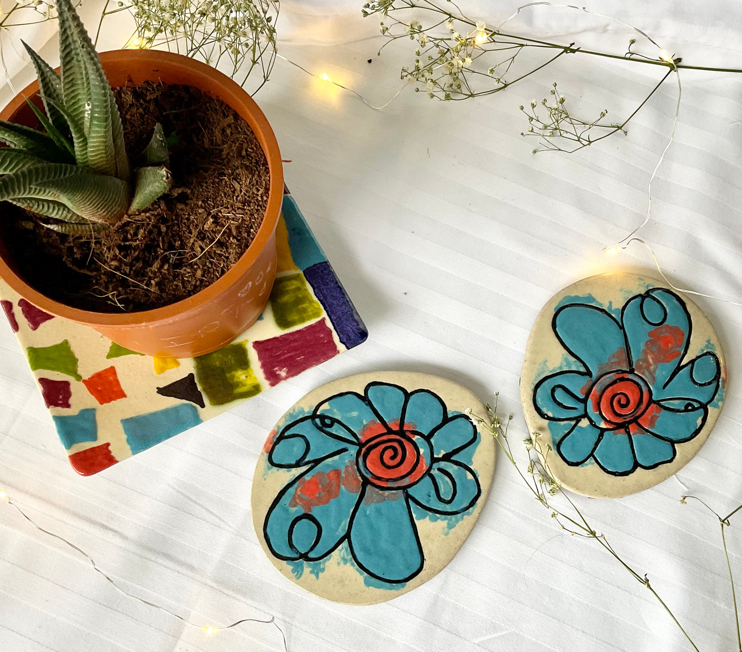 Flower Coaster (Set of 2)