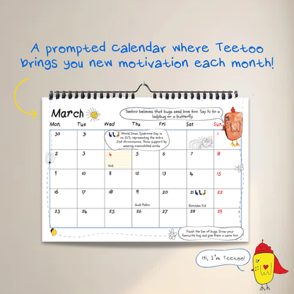 To-Dos and Love Yous - Wall Calendar + Sticker Sheet